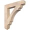 Ekena Millwork Olympic Arts & Crafts Smooth Bracket, Douglas Fir, 5 1/2"W x 36"D x 36"H BKT06X36X36OLY03SDF - alternate 1